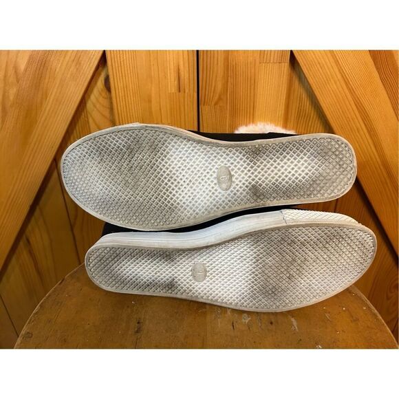 Jolimall Womens Size 9 Slip On Zipper Platform Wedge Faux Fur Trim Ankle Booties - Picture 8 of 9